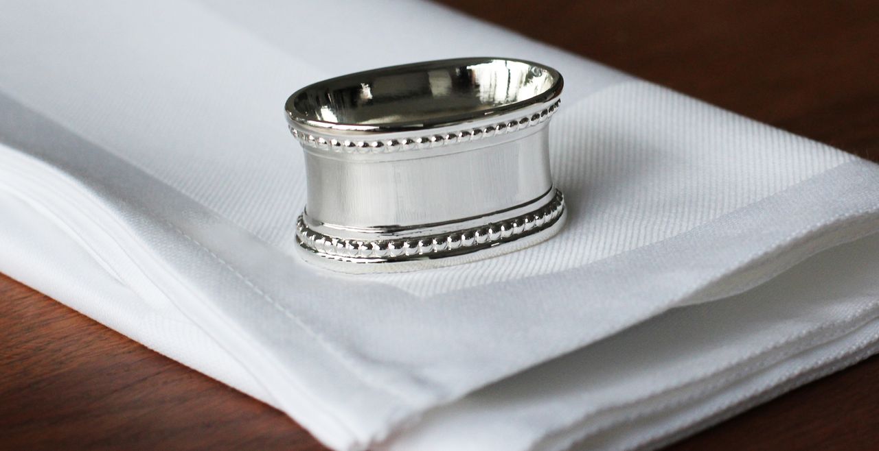 Serviettenringe Pisa, versilbert