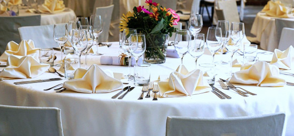 Tischdecke Klara, rund, weiß, Baumwolle, ohne Muster, Ø 240